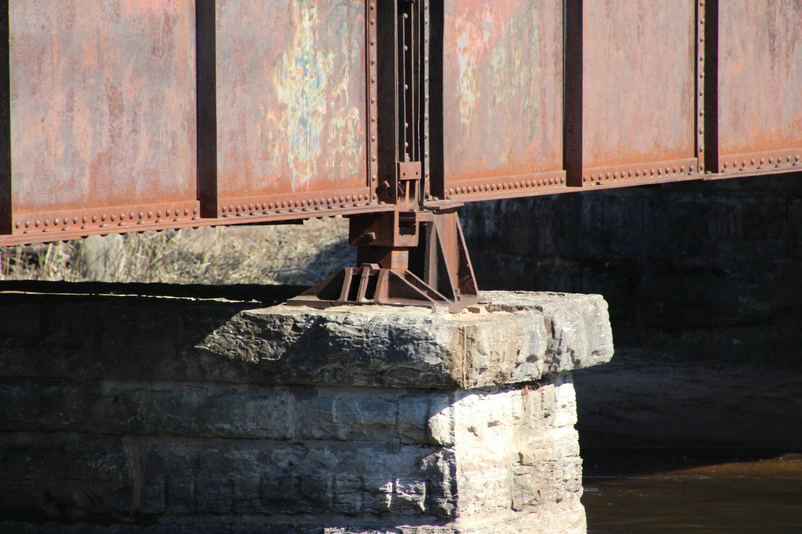 Replaced bearing block